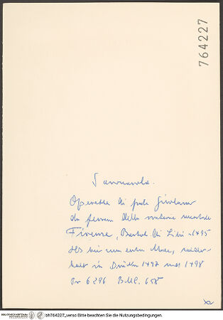 Rückseite von bh764227_recto