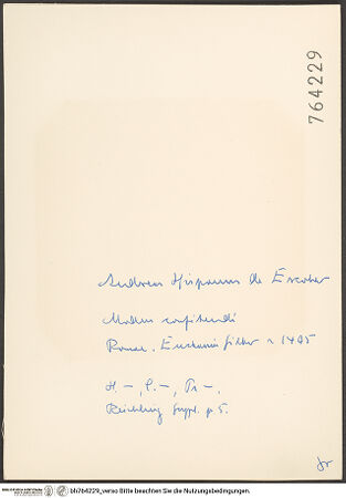 Rückseite von bh764229_recto