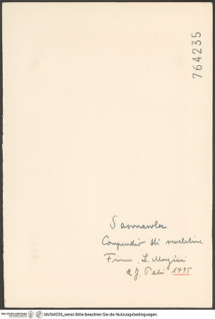 Rückseite von bh764235_recto