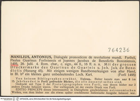 Rückseite von bh764236_recto