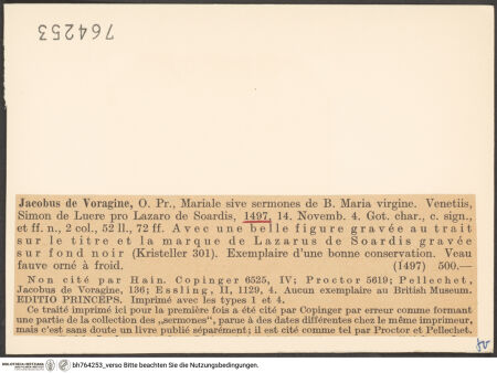 Rückseite von bh764253_recto