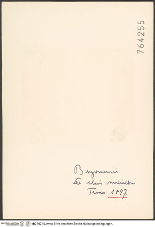 Rückseite von bh764255_recto