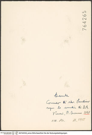 Rückseite von bh764265_recto