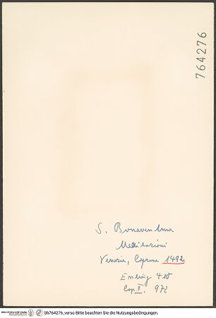 Rückseite von bh764276_recto