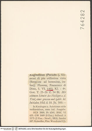 Rückseite von bh764282_recto