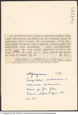 Rückseite von bh764291_recto