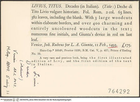 Rückseite von bh764292_recto