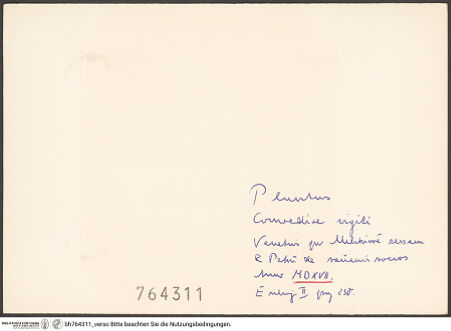 Rückseite von bh764311_recto