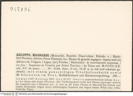 Rückseite von bh764316_recto