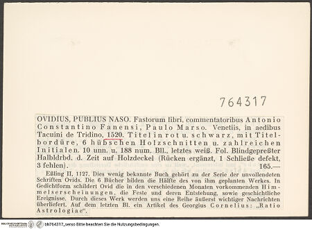 Rückseite von bh764317_recto