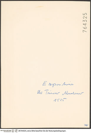 Rückseite von bh764325_recto