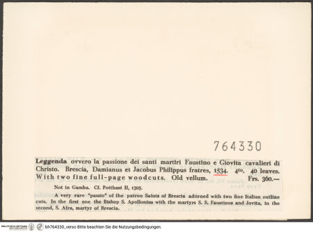 Rückseite von bh764330_recto