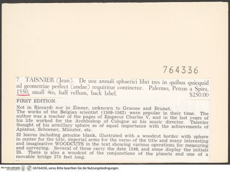 Rückseite von bh764336_recto