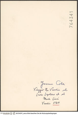 Rückseite von bh764341_recto