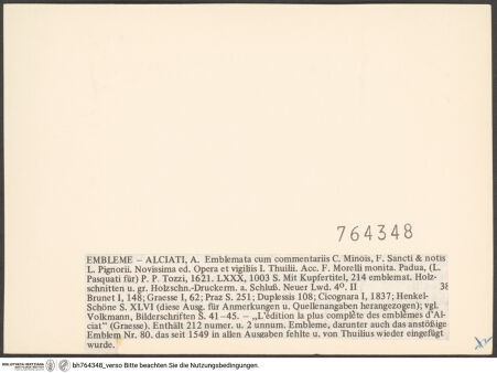 Rückseite von bh764348_recto