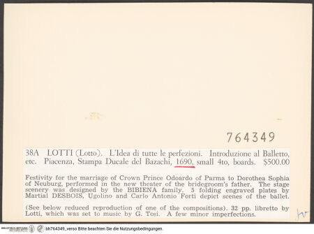 Rückseite von bh764349_recto