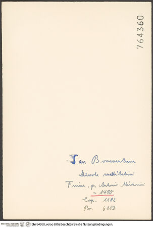 Rückseite von bh764360_recto