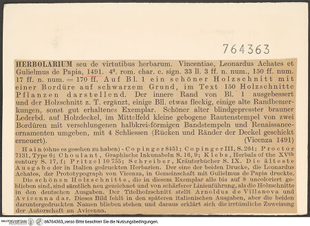 Rückseite von bh764363_recto