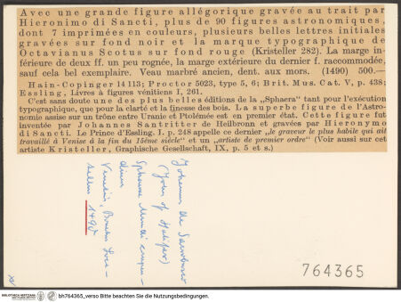 Rückseite von bh764365_recto