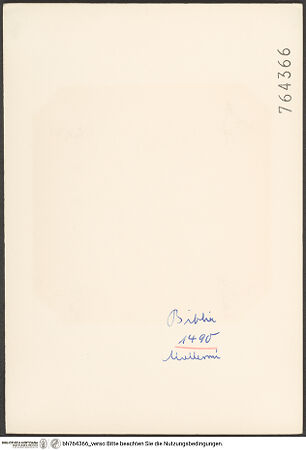 Rückseite von bh764366_recto