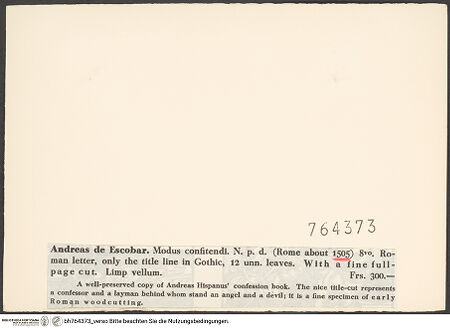 Rückseite von bh764373_recto