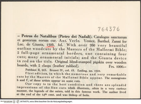 Rückseite von bh764376_recto