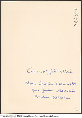 Rückseite von bh764394_recto