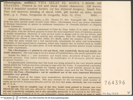 Rückseite von bh764396_recto