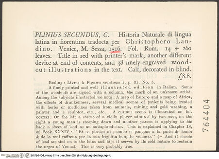 Rückseite von bh764404_recto