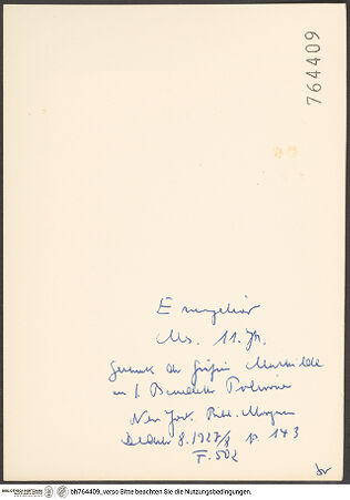 Rückseite von bh764409_recto