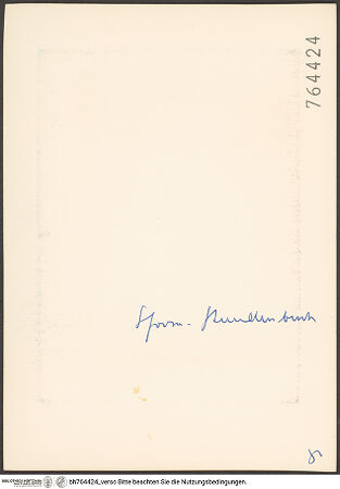 Rückseite von bh764424_recto