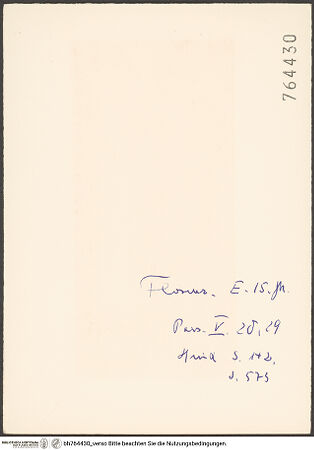 Rückseite von bh764430_recto