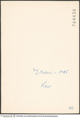 Rückseite von bh764436_recto