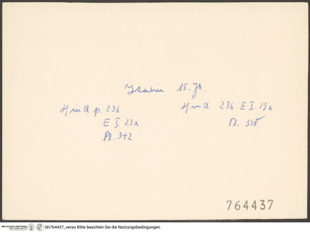 Rückseite von bh764437_recto