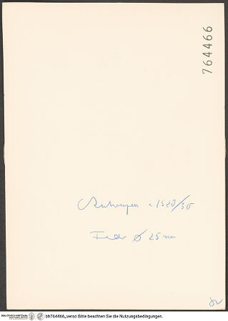 Rückseite von bh764466_recto