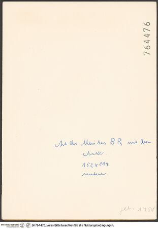 Rückseite von bh764476_recto