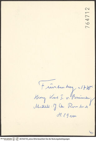 Rückseite von bh764712_recto