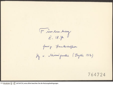 Rückseite von bh764724_recto