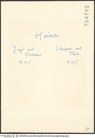 Rückseite von bh764740_recto