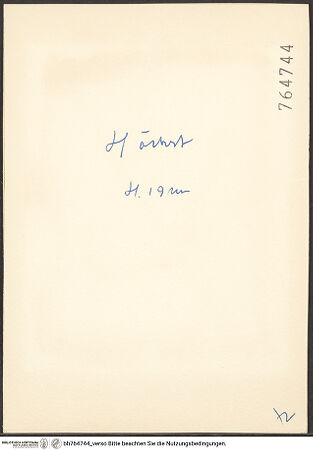 Rückseite von bh764744_recto