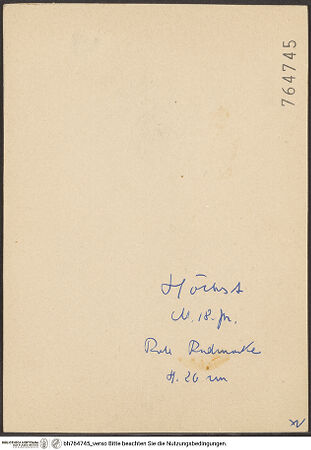 Rückseite von bh764745_recto