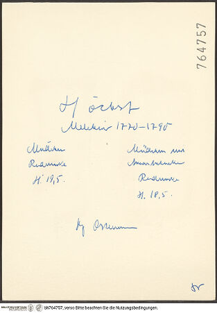 Rückseite von bh764757_recto