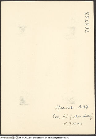 Rückseite von bh764763_recto