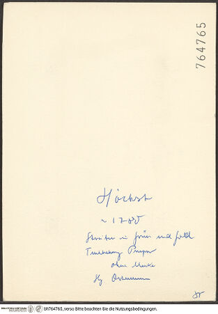 Rückseite von bh764765_recto