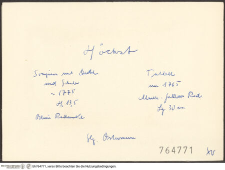 Rückseite von bh764771_recto