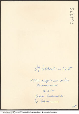 Rückseite von bh764772_recto