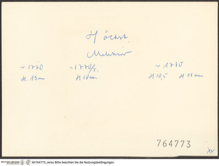 Rückseite von bh764773_recto