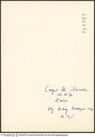 Rückseite von bh764787_recto