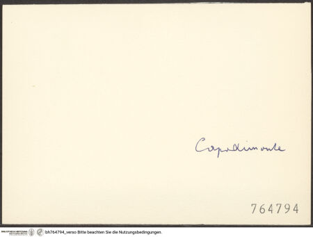 Rückseite von bh764794_recto
