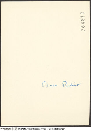 Rückseite von bh764810_recto